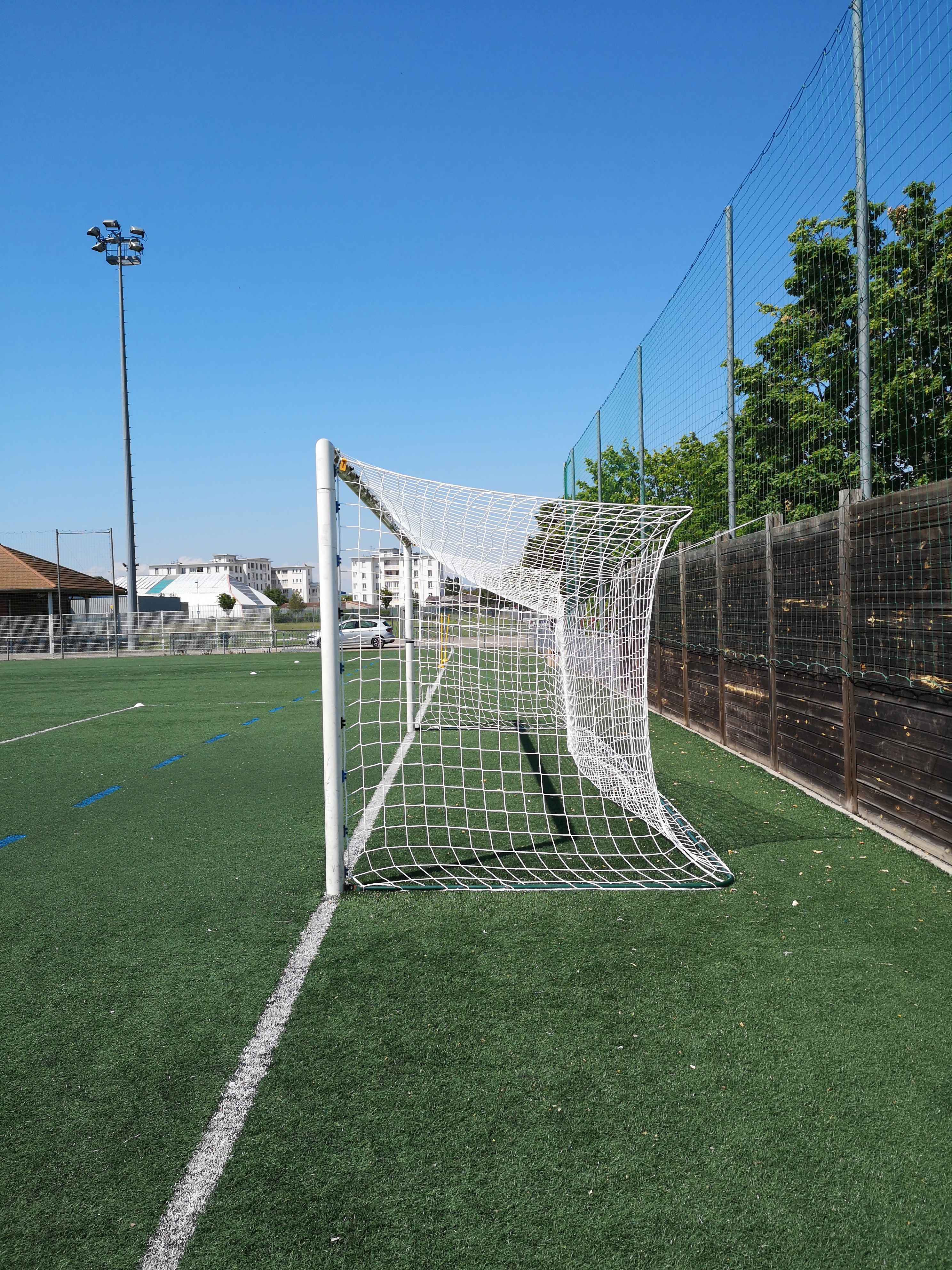 Filets de buts de foot à 11 en PPhr Ø4 mm - 2.00/2.00 m